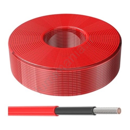 Solar cable 4mm² Coil 100m Red