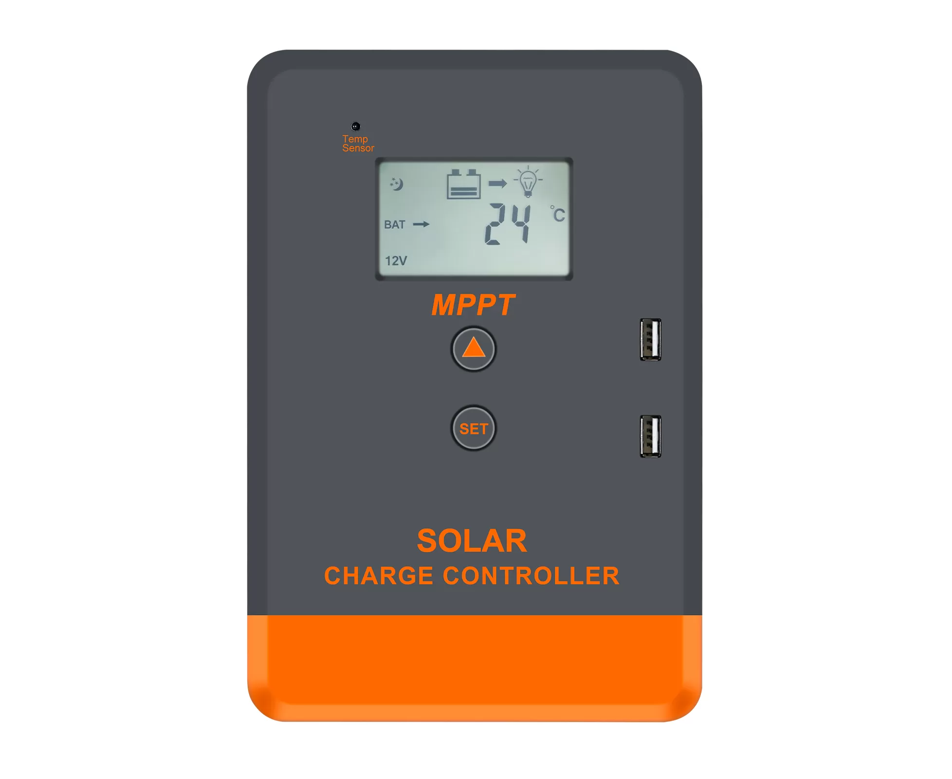 Régulateur de charge solaire MPPT 12V/24V 40A