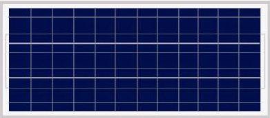 Solar panel 12V  70W polycrystallin