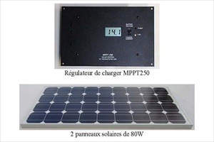 Solar kit MPPT 12V 170W