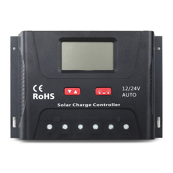Régulateur de charge solaire PWM 12V/24V 40A